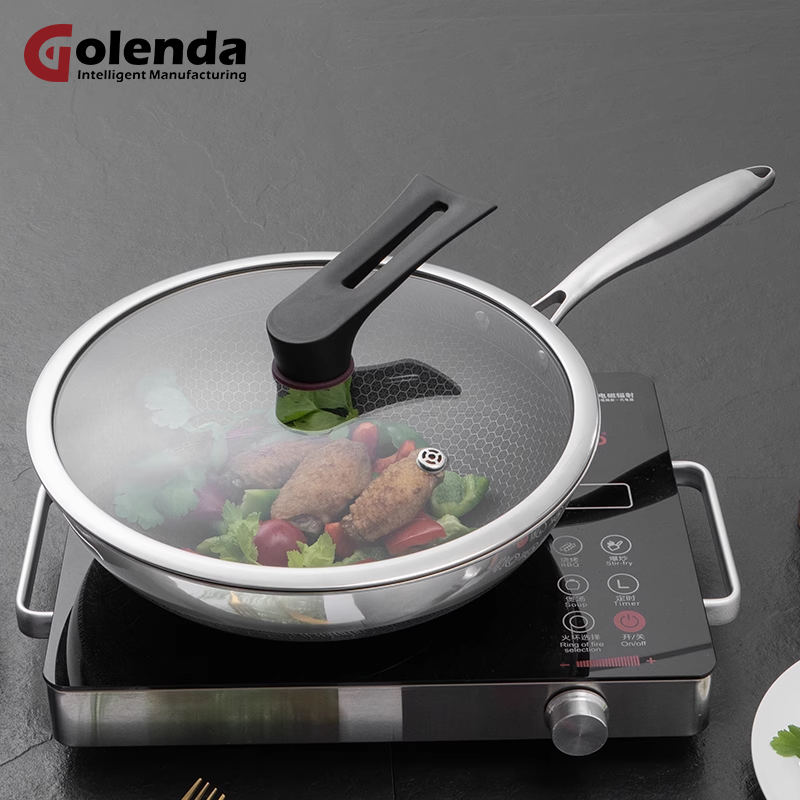 2200W Electric Portable Stainless Steel Infrared Cooktop with Touch Control Digit Segment Display for Car Use