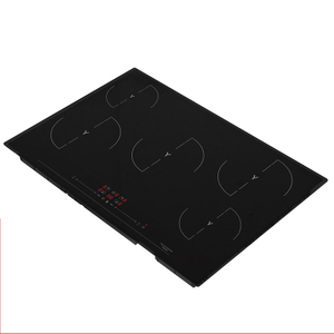 8000W Built-in Kitchen Induction Hob Electric Touch Screen Stove with 5 Burners for Household Use