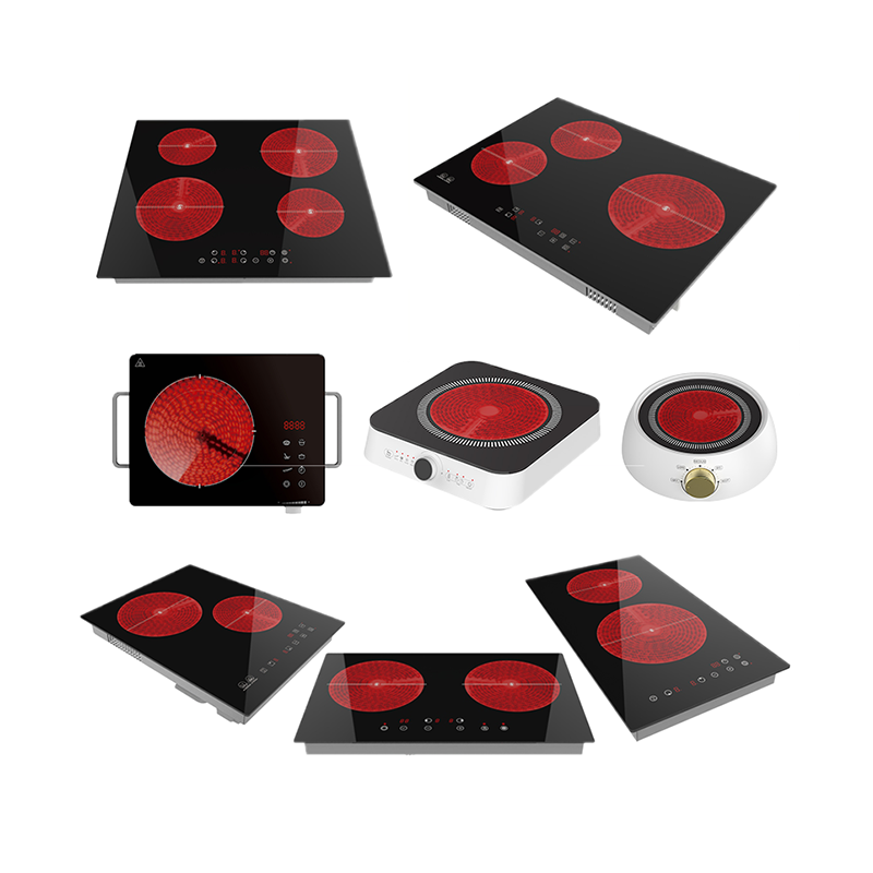 High Quality Table Top Electric Stove Touch Control Single Induction Infrared Cooker 2000W Mini Hob 2 Burners RV/Car Use Heat