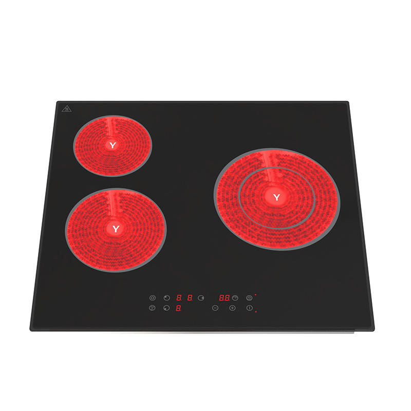 Kitchen Household 3 Burners 220v Induction Ceramic Cooker 4800W Vitro Ceramic Cooktop Built-in Infrared Hob