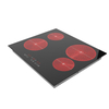 High Grade Electric Glass Ceramic Infrared 4-Burner Built-In Cooktop with 4 Zones for Household RV/Car Use