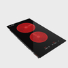 Touch Control Built-In Induction Cooker Digital Display Electric Cooktop 2 Burner 3000W Ceramic Hobs Household Use