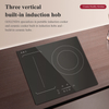 Golenda Bridge Type 6100W Built-in 3 Burner Electric Induction Cooktop with 1 Year Warranty for Commercial & Household Use