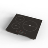 7000W 240V CE Certified 3 Burner Built-In Induction Cooktop Smart Cooktop Invisible Surface Touch Key 9-stage Control Home Use