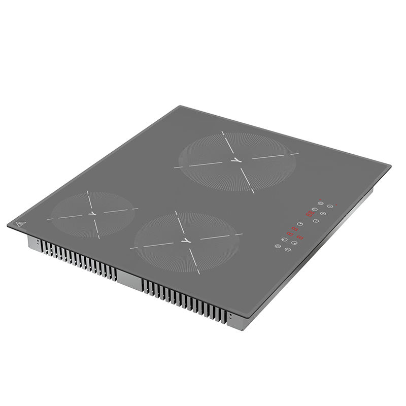 Good Quality GOLENDA Three Burners Built-in Infrared Cooker Electric Stainless Steel Cooktop 1 Year Warranty Timer Waterproof