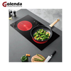 Golenda Commercial Household Touch Control 3500W 2-Burner Multi-function Built-in Temperature Sensor Electric Induction Cooktop