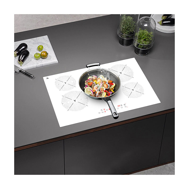 Golenda New OEM Design Electric Induction Cooker Glass Ceramic Plate 5 Burners Smooth Ceramic Cooktop Built-in Household 8000W