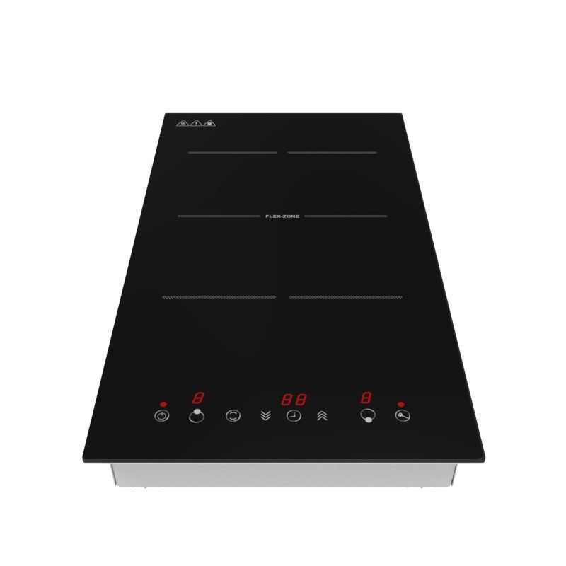 3500W Home Kitchen Appliances Built-in 2 Burners Stove Black Glass Electric Induction Cooker Cooktops