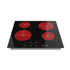 High Quality 6000W Touch Control Built-In Infrared Ceramic 4-Burner Hob with 4-Zone Electric Cooktop for RV and Household Use