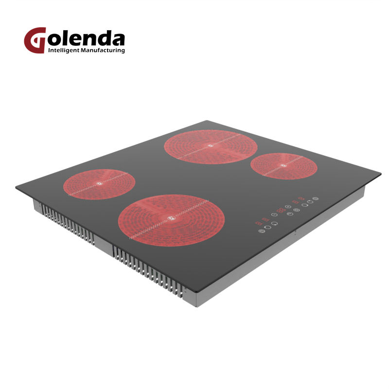 Manufacture OEM Design Electric Infrared Induction Cooker 6400w 220v Top Glass Ceramic Cooktop Built-in Infrared Cooktop