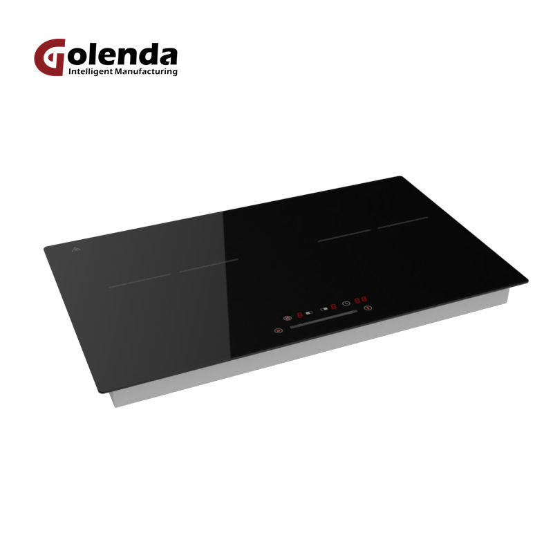 220V 2800W Double Burner Induction Cooker Built-In Multi-Function Electric Cooktop for Household Use