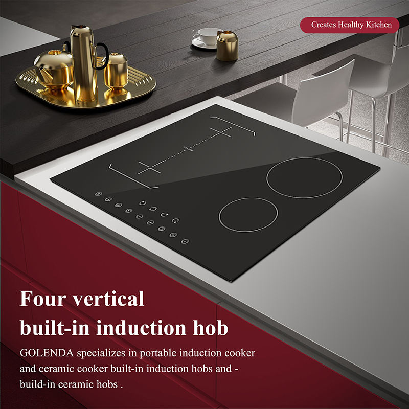 Hot Sale Ultra-Slim 3-Burner Induction Cooktop Black Built-In Electric Stove with Touch Control for Wholesale