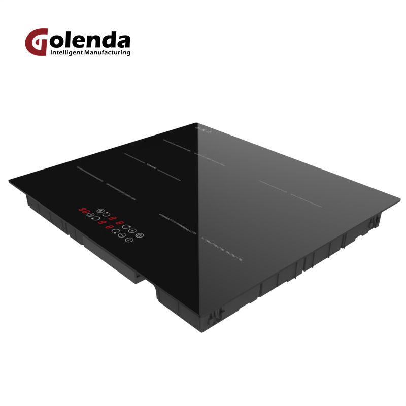 Child Lock Design Electric Stove Induction Cooker 7100W Sensor Touch 4-Zone Induction Hob With Timer