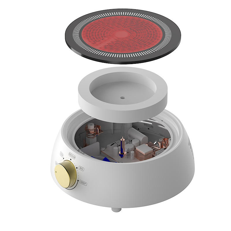 800W Electric Mini Infrared Induction Stove Touch Control Waterproof Portable Multi-Function for Household Car RV Use Hotpot