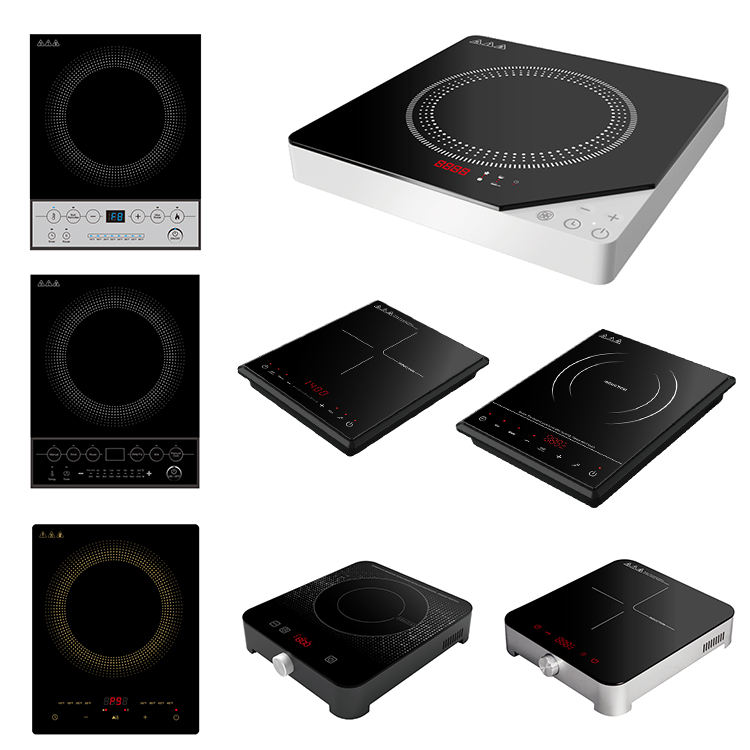 110V Electric Portable Smart Stove Top Hob Infrared Cooker Hotpot Adjustable Touch Control Waterproof Rapid Heating Hotel