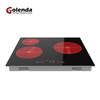 4800W Built-in Household Electric Cooktop Stove 3 Burner Smooth Ceramic Hob