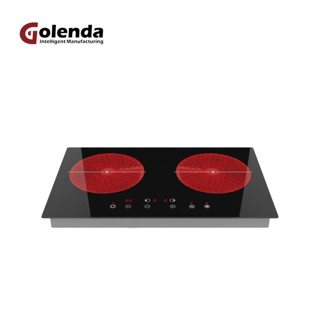 2 Burner 3000W Digital Display Induction Cooker Touch Control Ceramic Stove Hobs Electric Built-in Cooktops