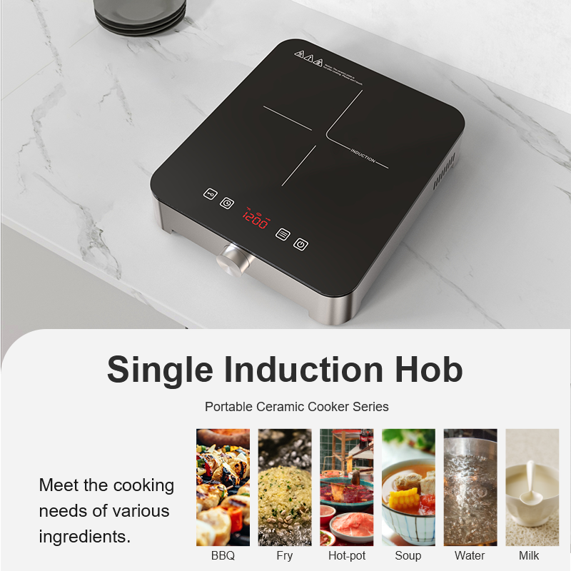 Smart Home Connectivity Electric Household Portable User Friendly Interface Professional Stainless Steel Touch Control Single