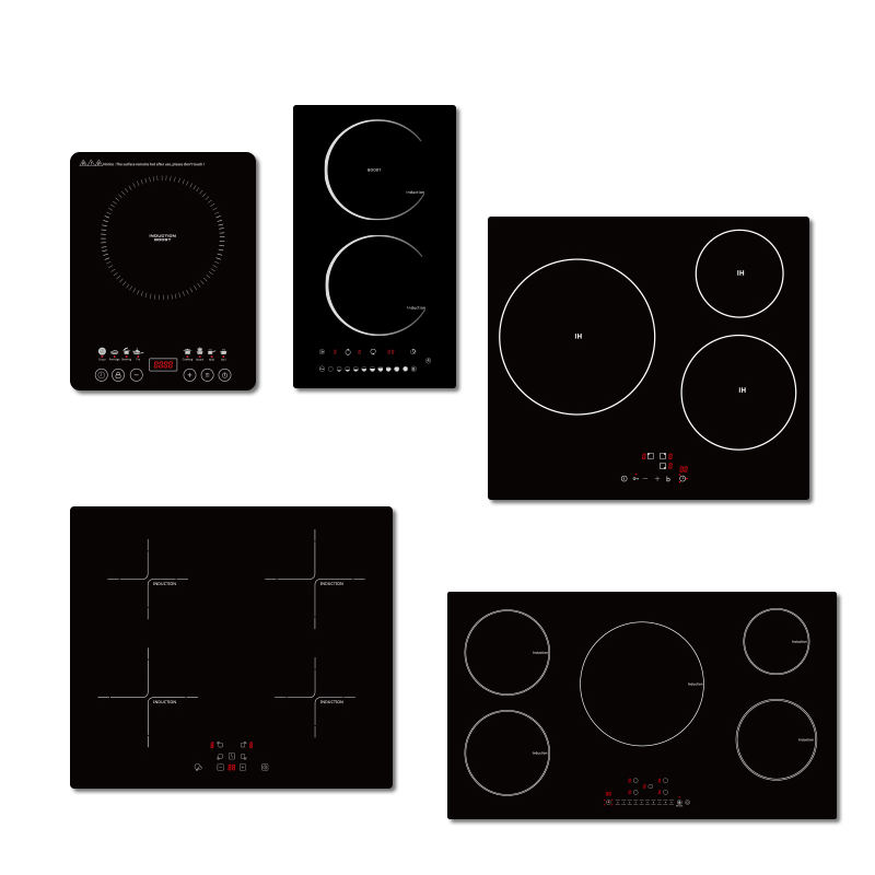 High Quality Table Top Electric Stove Touch Control Single Induction Infrared Cooker 2000W Mini Hob 2 Burners RV/Car Use Heat