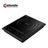 110V ETL Household Hotel Use Portable Induction Cooktop Smart RV Electric Cooker 1800W Red LED Display Waterproof Touch Control