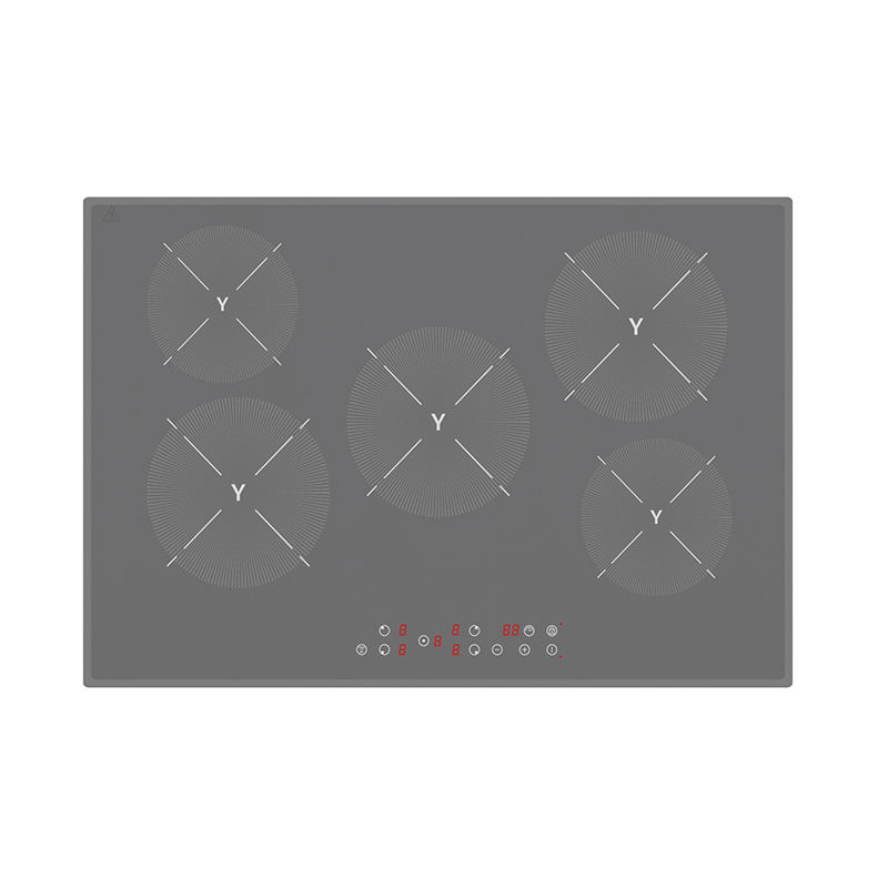 Kitchen Appliance Ceramic Stove Infrared Stove 5 Burners Ceramic Hob 6000W Custom