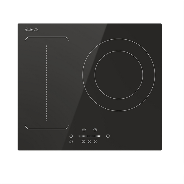 Golenda Bridge Type 6100W Built-in 3 Burner Electric Induction Cooktop with 1 Year Warranty for Commercial & Household Use