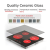 Manufacture OEM Design Electric Infrared Induction Cooker 6400w 220v Top Glass Ceramic Cooktop Built-in Infrared Cooktop