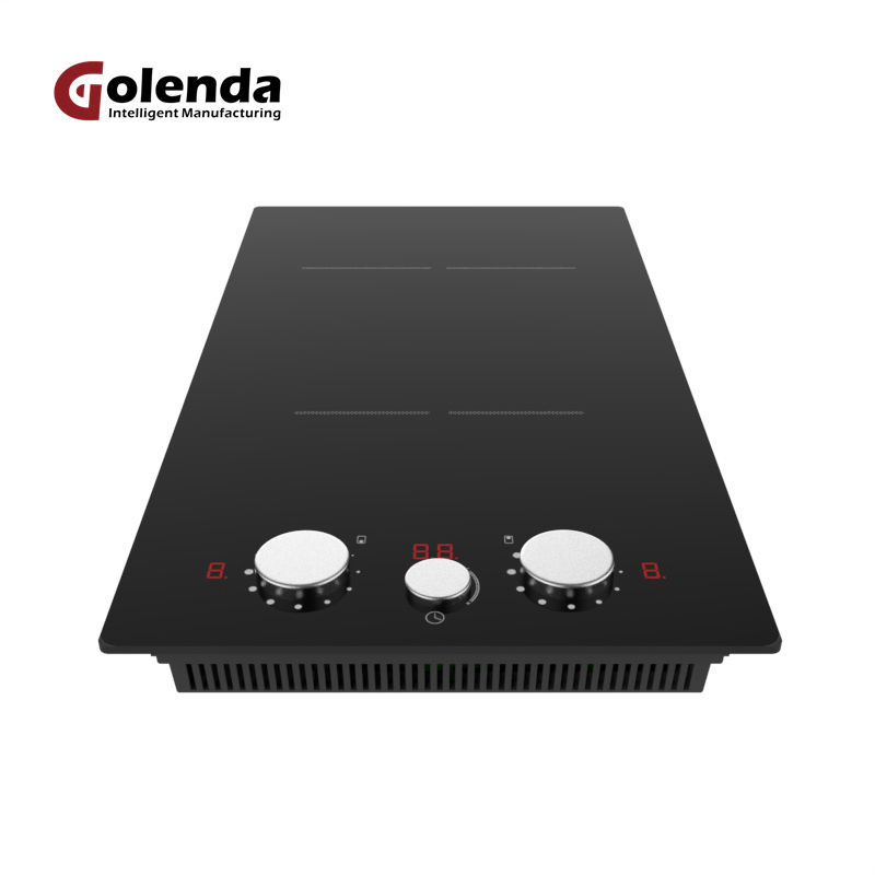 Professional Household Kitchen Stove Electric Invisible Induction Cooktop Countertop Portable 2 Burners Stainless Steel Hotpot