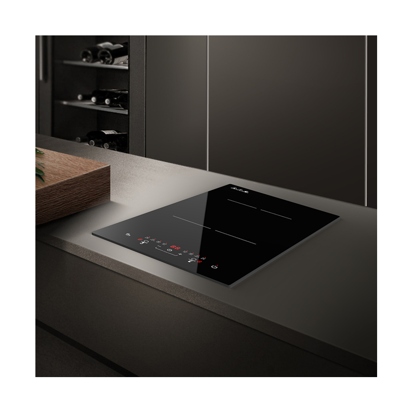 Golenda 3500W Built-In Household Electric Induction Cooktop with 2 Burner Plates Glass/Ceramic Surface 1 Year Warranty