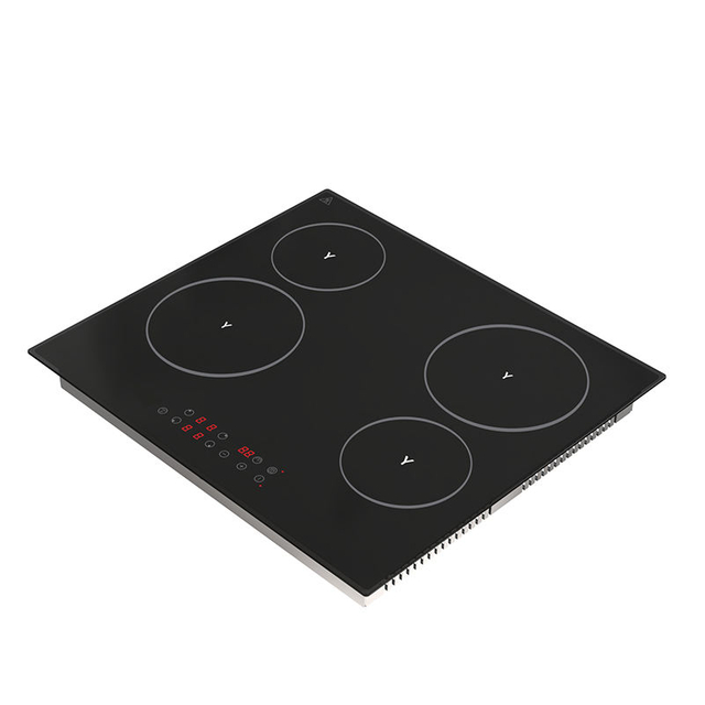 7000W Touch Control 4 Burner Induction Cooktop Built-in Ceramic Glass Electric for Household Use Class Energy Efficient 1 Year