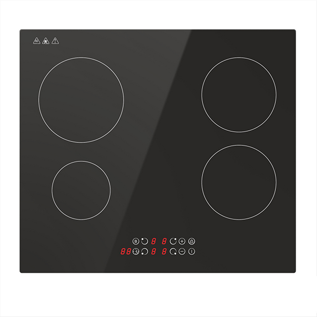 Golenda Custom Available Built-in 4-Burner Electric Induction Cooktop Ceramic/Glass Surface Household Commercial Use 7000W 1