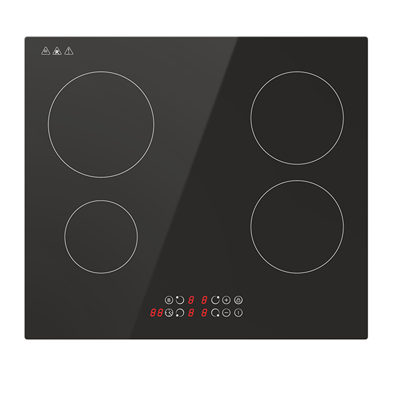 Golenda Custom Available Built-in 4-Burner Electric Induction Cooktop Ceramic/Glass Surface Household Commercial Use 7000W 1