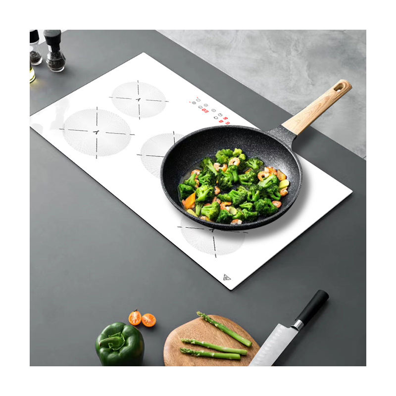 Golenda Customized Design Electric Induction Smooth Ceramic Cooktops 5 Burner Built-in Household 8000W 9-stage Waterproof