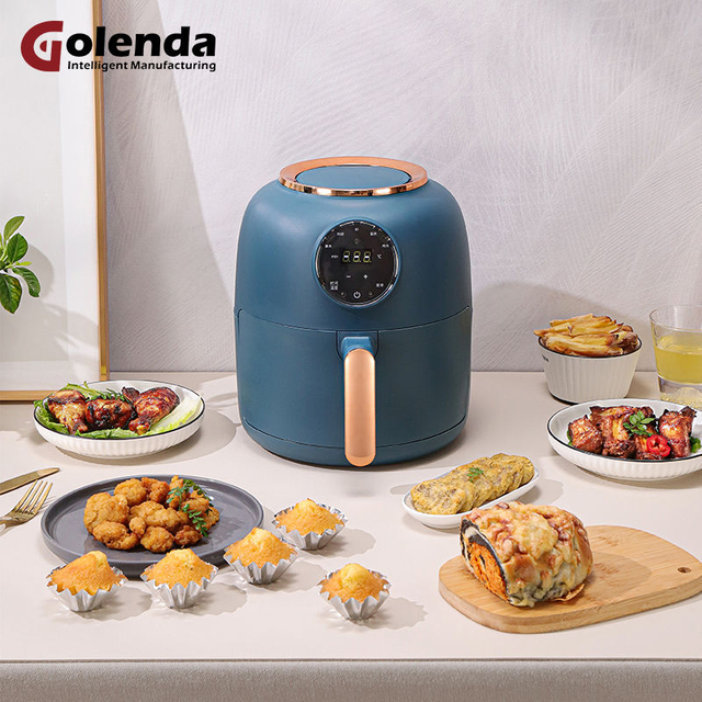 Modern Digital Screen Oil-Free Air Fryer Oven Non-Stick Basket for Household RV Use Electric Power Source Durable Plastic