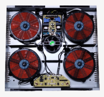 7000W Touch Control 4 Burner Induction Cooktop Built-in Ceramic Glass Electric for Household Use Class Energy Efficient 1 Year