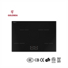 Smart Electric 6600W 4-Burner Portable Induction Cooktop Built-In Stove with Pan Sensor and Hotpot Feature