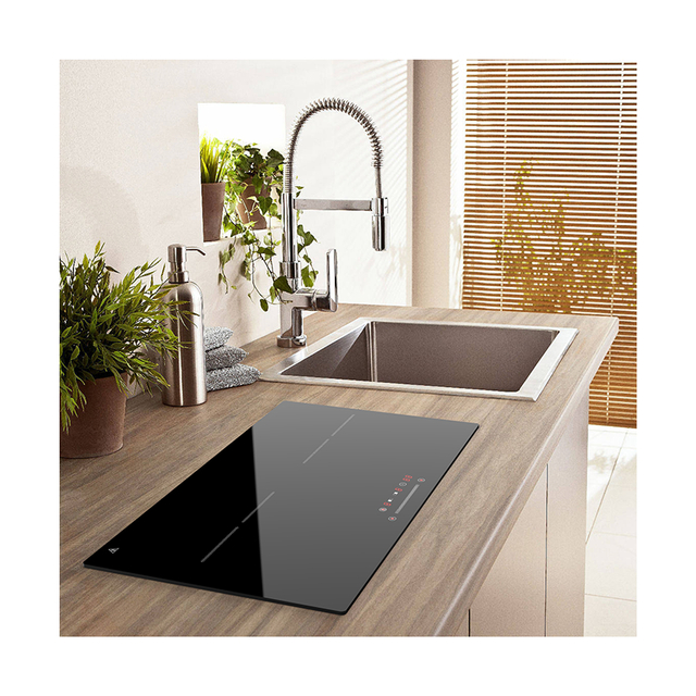 Built-in Electric Induction Cooktop 3 Burner 7000 Watt Three-Zone Cooker Booster Glass Surface 1 Year Warranty for Household Use