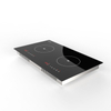 New Design Touch Control Electric Invisible Double Induction Cooktop 2 Burner 4000W Built-in Battery-Powered Household Use Class