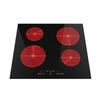 Hot Sales Built-In 4 Burner Electric Smooth Ceramic Cooktop with 4 Zones for Household & Car Use
