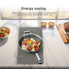 High Power 3000W Built-in Induction Cooker Electric Cooktop Stove 2 Burner Plastic Hobs 9 Stage Power Setting Temperature