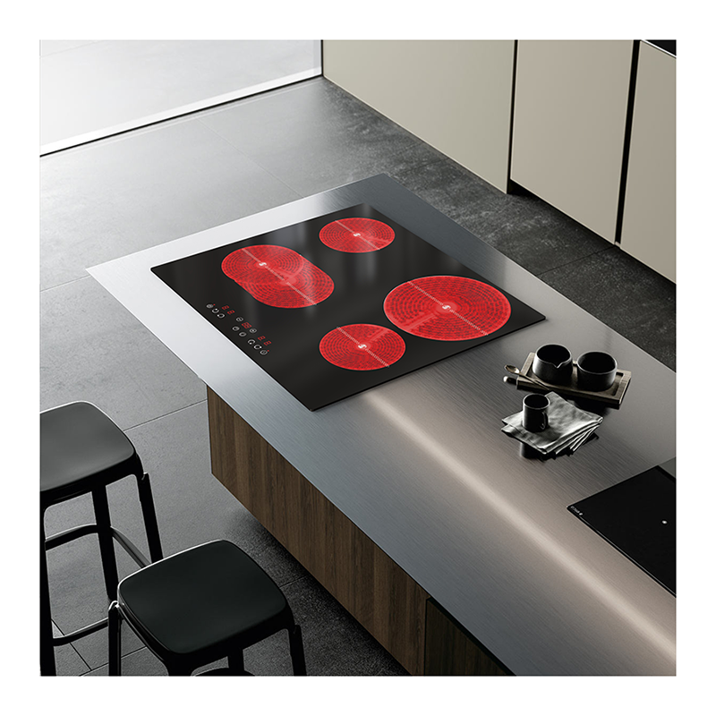 Built-in Premium Electric 6600W Glass Ceramic 4 Burner Hobs Infrared Induction Cooker with Top Household Use