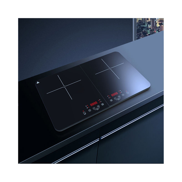 Easy Operation High Efficiency Electric Induction Hob 2 Burner Induction Cooktop Portable Induction Cooker With Touch Controls