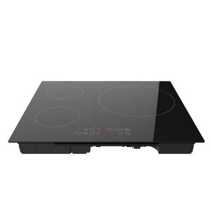 Hot Sale Ultra-Slim 3-Burner Induction Cooktop Black Built-In Electric Stove with Touch Control for Wholesale