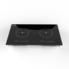 Double Hot Plate Cooktop 2-Burner Glass Panel Built-in Electric Induction Hob Kitchen Cooking Cooker