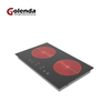 2 Burner 3000W Digital Display Induction Cooker Touch Control Ceramic Stove Hobs Electric Built-in Cooktops