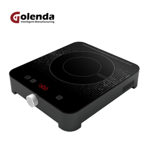CE Certified 220V 1950W Portable Electric Induction Hob Cooker Single Burner Stainless Steel Cooktop for Household Car RV Hotpot