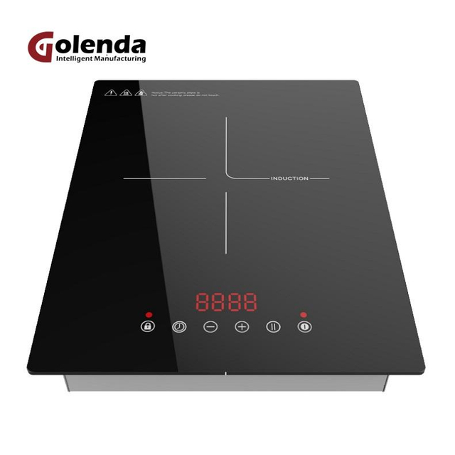 Enduring Durability Slide Touch Induction Cooker 2000 Watt Built in Induction Hob Cooktop With Temperature Control