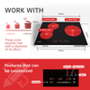 High Quality 4200W Touch Control Infrared 3-Burner Built-In Electric Ceramic Cooktop App-Controlled for RV and Household Use