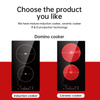 Household Electric Domino Hobs Induction Cooktop Smart Stove Multifunction Digital Induction Cooker Built-in