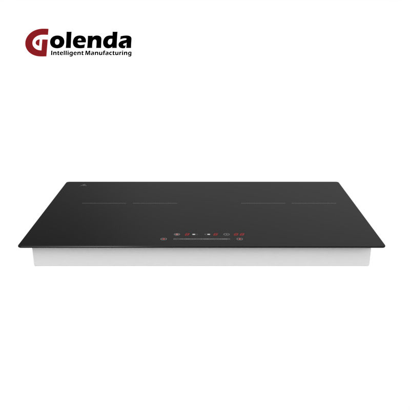 Versatile 220V Induction Cooker with Adjustable Power Levels Two Cooking Zones 4000W Induction Cooktop